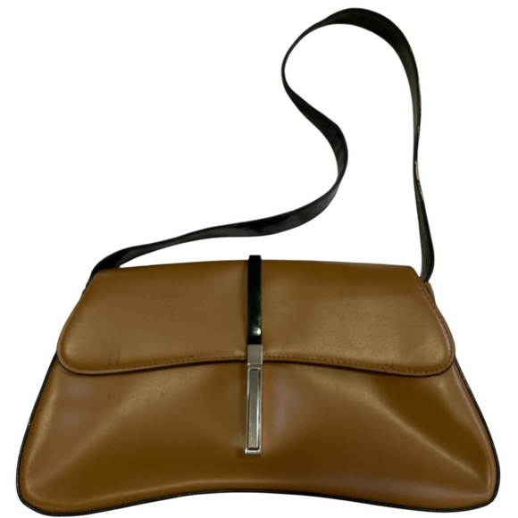 Handbags - Chic Brown Leather Shoulder Bag
